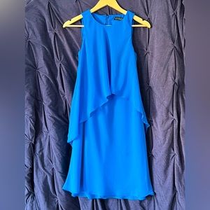 Special Occasion Vibrant Blue Ralph Lauren Dress